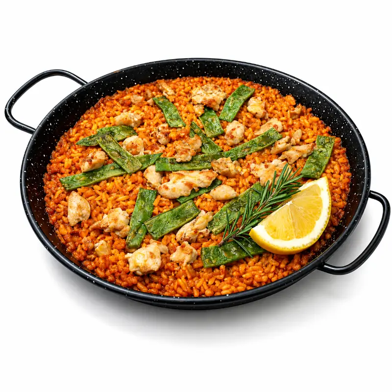 Paella cordobesa