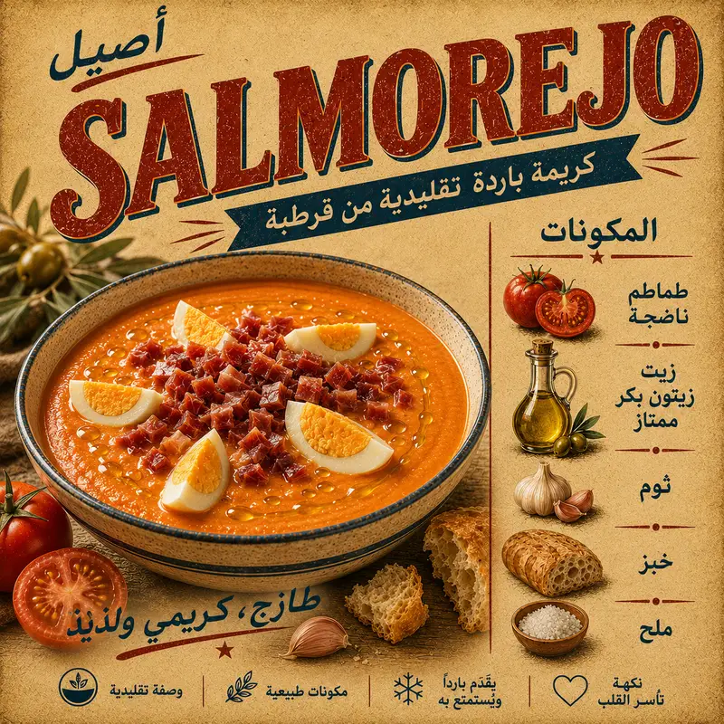 Salmorejo cordobés — Taberna La Manuela