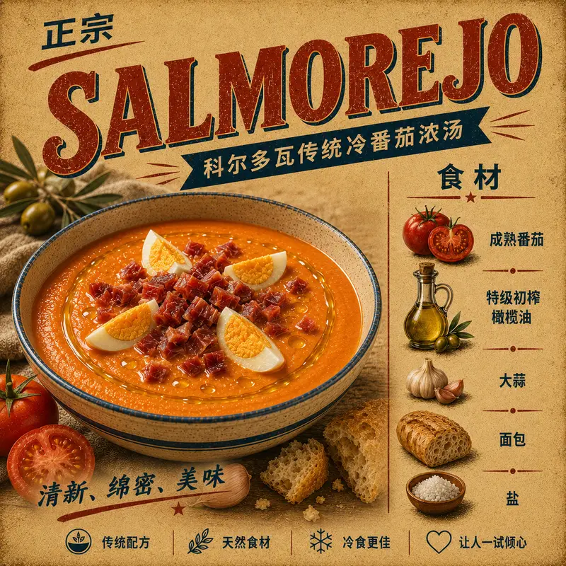 Salmorejo cordobés — Taberna La Manuela