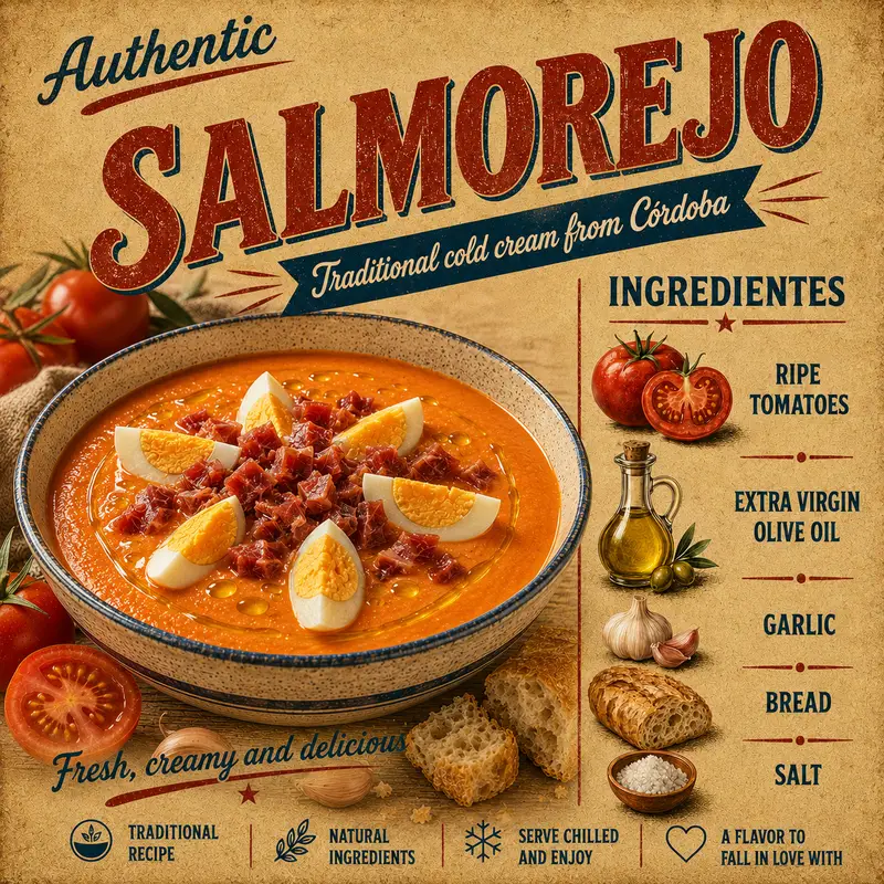 Salmorejo cordobés — Taberna La Manuela