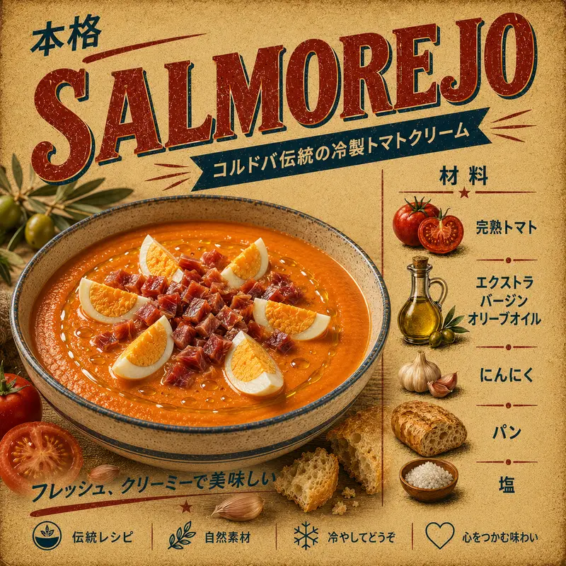 Salmorejo cordobés — Taberna La Manuela