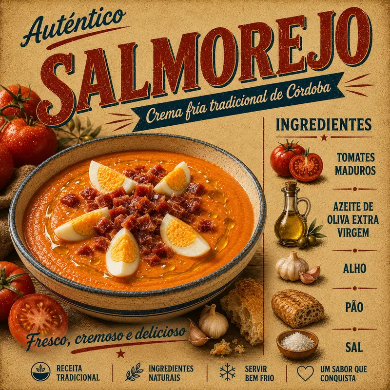 Salmorejo cordobés — Taberna La Manuela