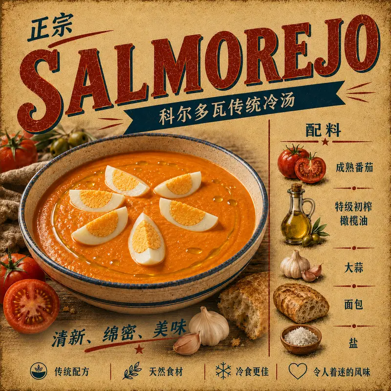 Salmorejo cordobés — Taberna La Manuela