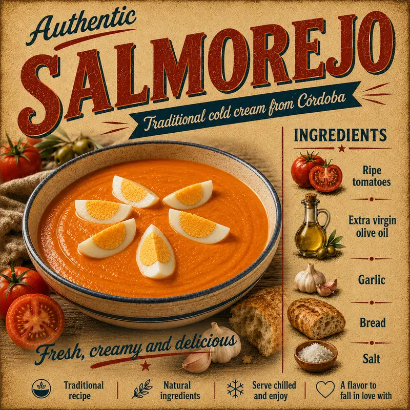 Salmorejo cordobés — Taberna La Manuela