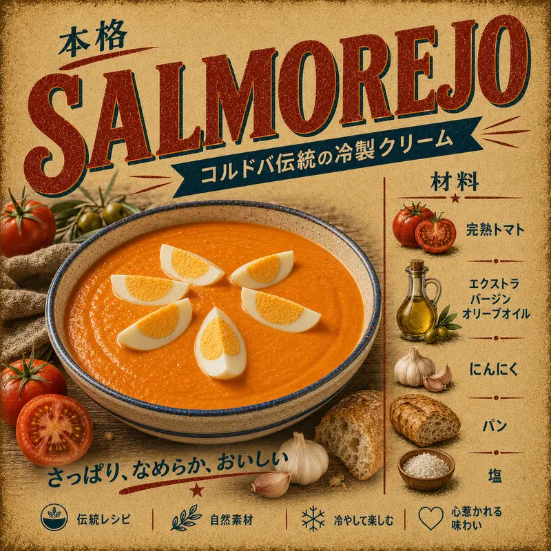 Salmorejo cordobés — Taberna La Manuela