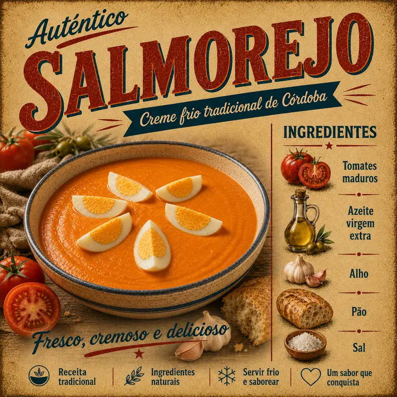 Salmorejo cordobés — Taberna La Manuela